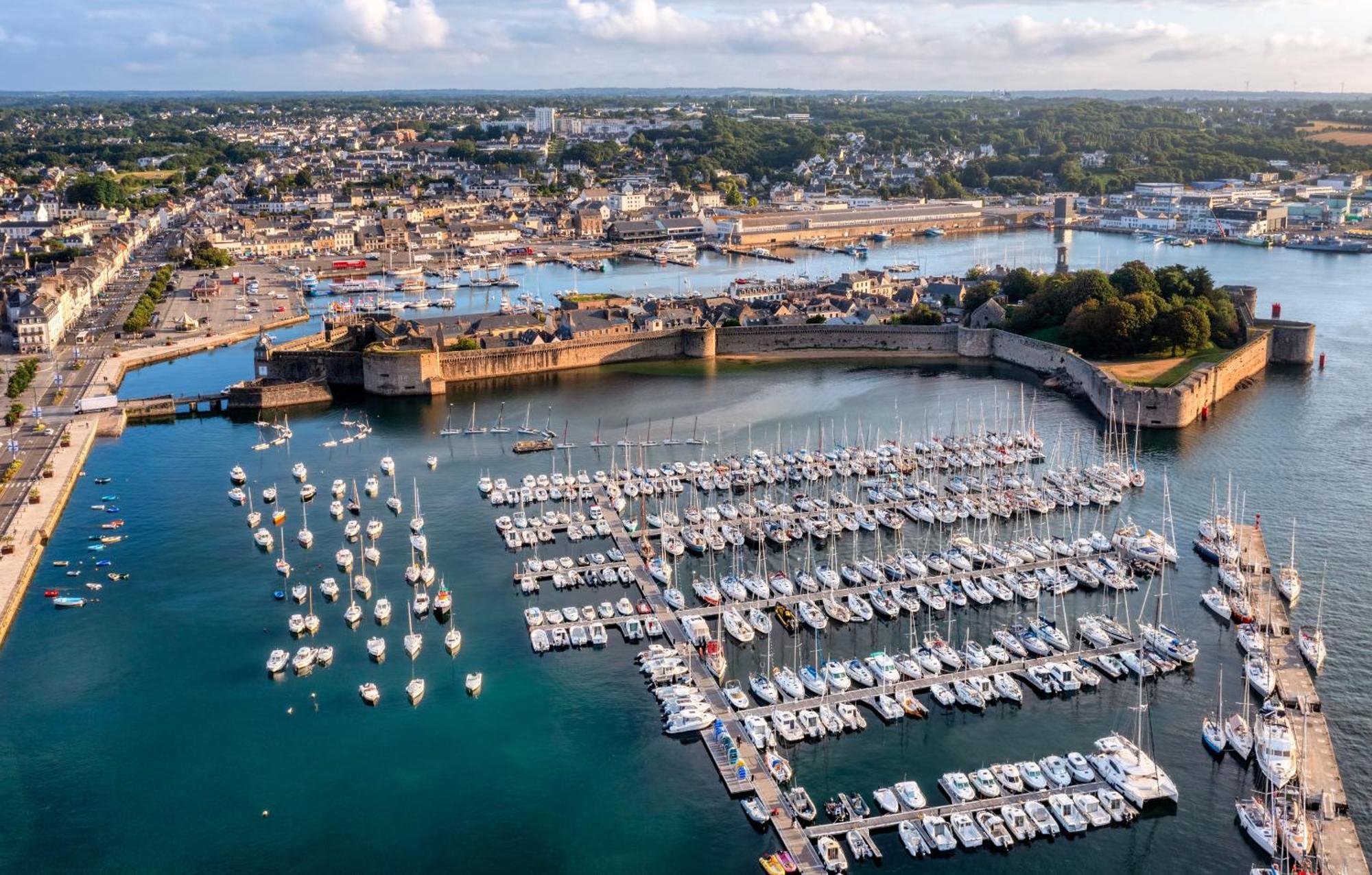 -Te Moana- Beau T2 Bis Surplombant La Mer Avec Parking Concarneau Luaran gambar